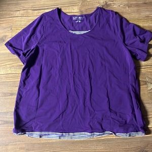 Catherine’s Suprema collection purple shirt
